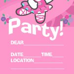 Hello Kitty Invitations | Pink Hello Kitty Ballet / Ballerina Party | Hello Kitty Christmas Cards Free Printables