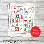 Holiday Bingo Set :: Free Printable | Free Printable Bingo Cards And Call Sheet