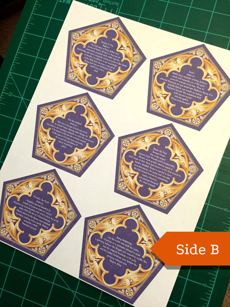 Honeyduke&amp;#039;s Chocolate Frog Cards: 3 Steps | Harry Potter Chocolate Frog Cards Printable
