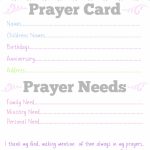 I Love This!!! A Missionary #prayer Card Free Printable To Help Me | Printable Prayer Request Cards