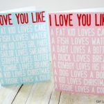 I Love You Like Printable Valentine Cards   Girl Loves Glam | Printable Valentine Cards For Husband