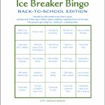 Ice Breaker Bingo: Back To School Version   Flanders Family Homelife | Printable Icebreaker Bingo Cards