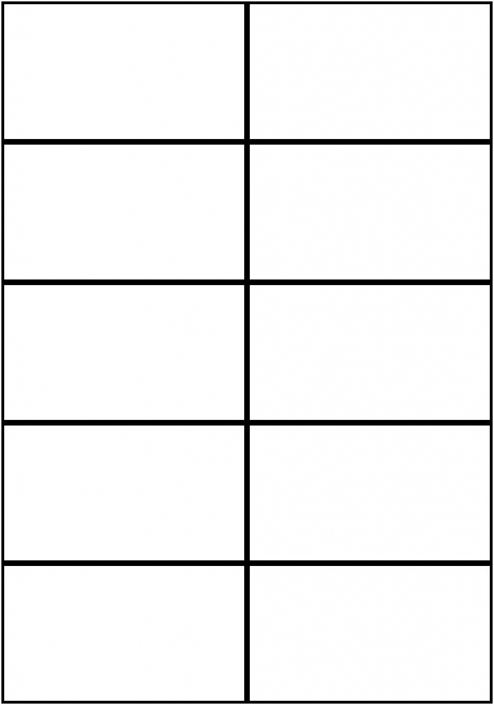 Printable Flashcard Template