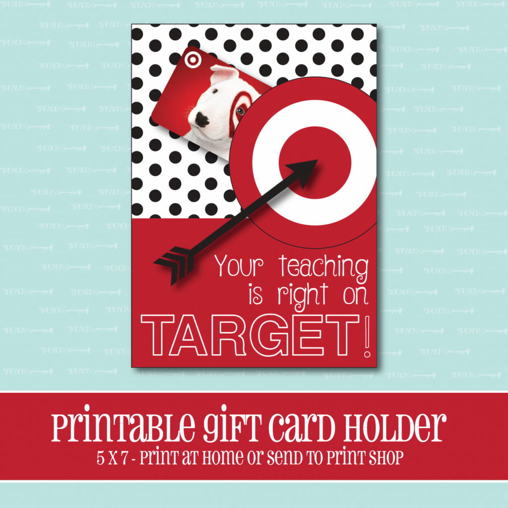 Instant Download Target Gift Card Holder Amazing Teacher | Etsy | Printable Target Gift Card