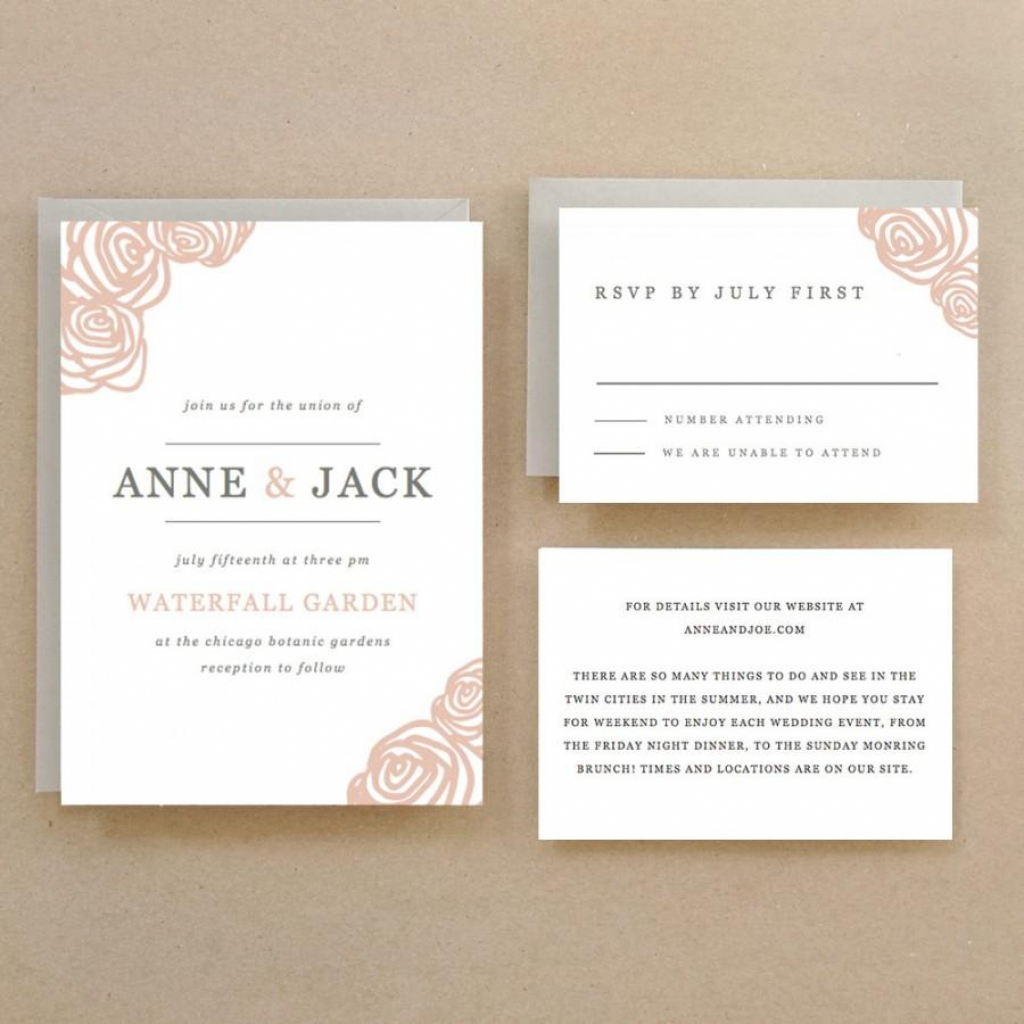 Invitation - Printable Wedding Invitation Template #2435558 - Weddbook | Printable Wedding Invitation Card Sample