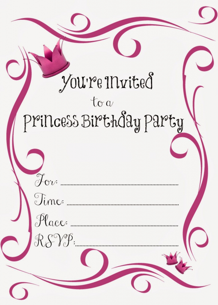 It&amp;#039;s A Princess Thing: Free Printable Princess Birthday Party | Free Printable Princess Invitation Cards