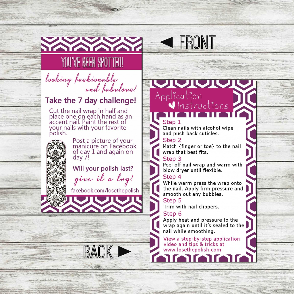 Jamberry 7 Day Challenge Card..let Me Know If You Are Up For The | Jamberry 7 Day Challenge Cards Printable