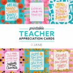 Jane Free Teacher Appreciation Printable Cards | Teacher   Free | Free Printable Teacher Appreciation Cards