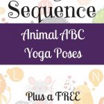 Kid's Yoga Abc Poses With Animals For School Or At Home! | Let's | Abc Yoga Cards Printable