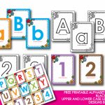 Kindergarten Alphabet Cards | Free Printable Alphabet Mini Flash | Upper And Lowercase Letters Printable Flash Cards