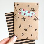 Kraft Paper Gift Card Envelope Free Printable | Let's Wrap Stuff | Gift Card Printable Envelope