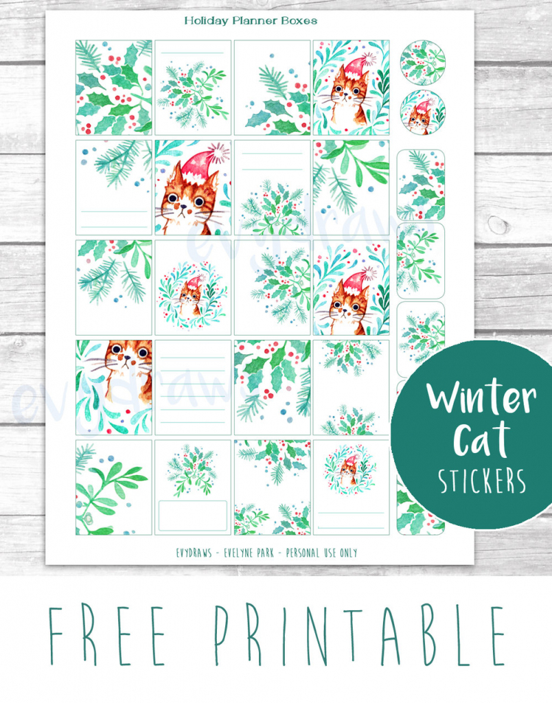 Last-Minute Diy: Free Printable Gift Tags, Stickers &amp;amp; Cards — Evydraws | Free Printable Personal Cards