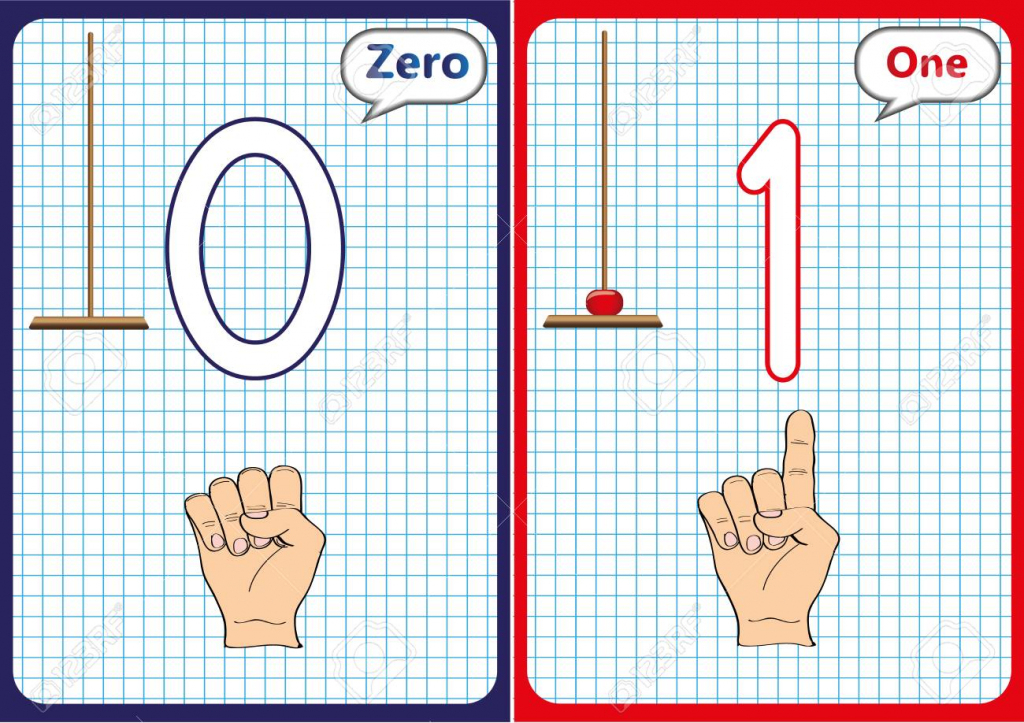 learning the numbers 0 10 flash cards educational preschool