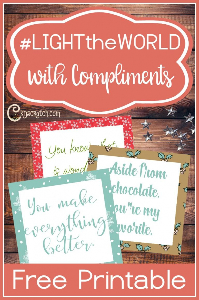 Lighttheworld With Compliments | Paper/printables | Lds Light The | Printable Compliment Cards For Students