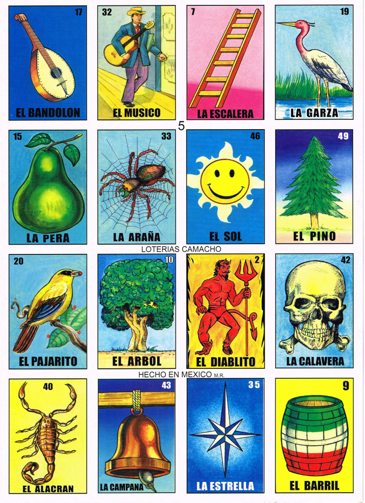 Loteria De Camacho Scripturient Printable Loteria Game Cards - Printable Ca...