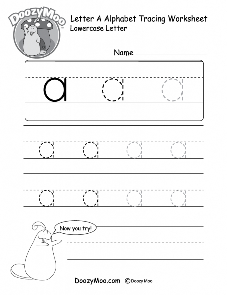 Lowercase Letter Tracing Worksheets (Free Printables) - Doozy Moo | Printable Alphabet Tracing Cards