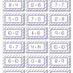 Math Games: 20+ Addition And Subtraction Games For Elementary | Flash Cards Addition And Subtraction 1 20 Printable