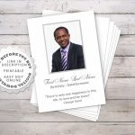 Modern Funeral Prayer Card Template • Funeral Potatoes | Free Printable Funeral Prayer Card Template