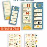 Morning And Evening Routine Chart I Visual Routine Cards I | Etsy | Printable Routine Cards For Toddlers