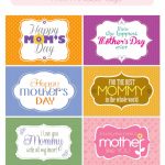 Mother's Day Free Printable Tags | *{Tcn} Freebies | Mom Day | Free Printable Mothers Day Cards No Download