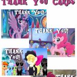 Musings Of An Average Mom: My Little Pony Movie Thank You Cards | Free Printable My Little Pony Thank You Cards