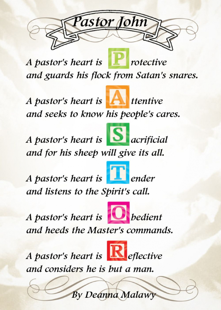 Must Read | Must Read | Pastor Appreciation Poems, Pastor | Pastor Appreciation Cards Free Printable