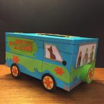 Mystery Machine Valentine's Box. | Valentine's Party | Valentine Box | Printable Scooby Doo Valentine Cards