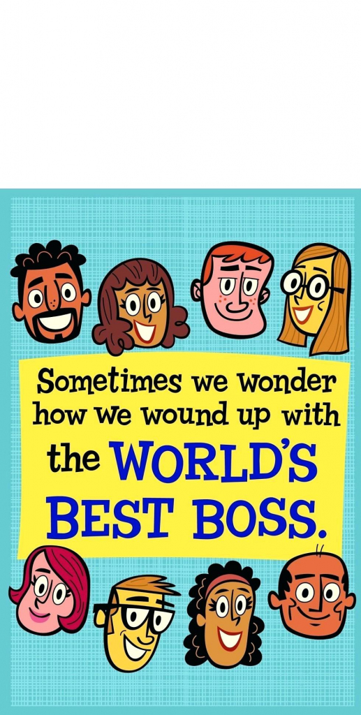 Boss Day Cards Free Printable