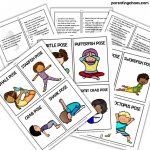 Ocean Themed Yoga For Kids ⋆ Parenting Chaos | Abc Yoga Cards Printable