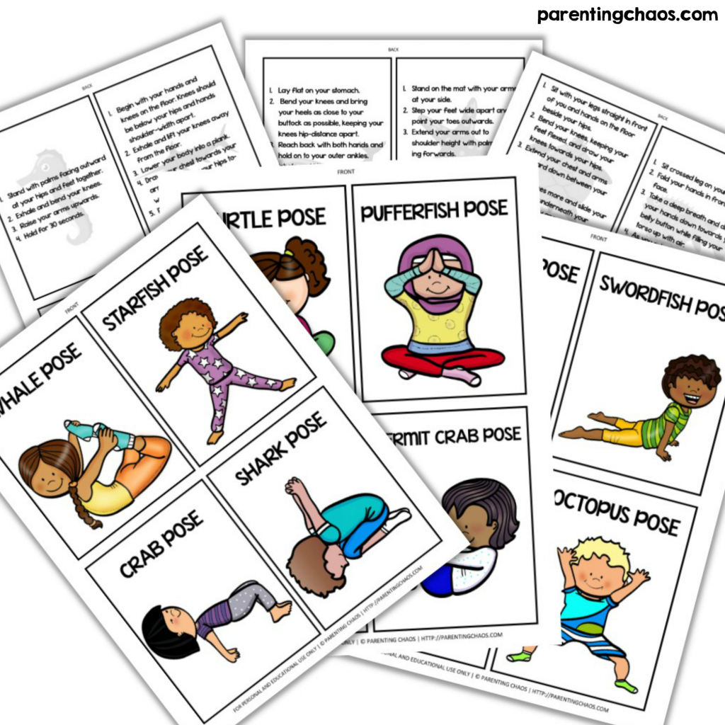 Abc Yoga Cards Printable - Printable Cards