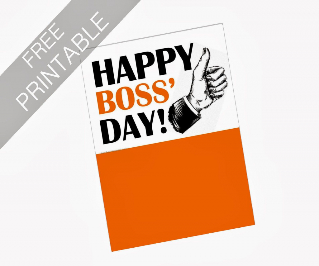 Oil And Blue: Free Printables - Happy Boss&amp;#039; Day Card | Party Ideas | Boss Day Cards Free Printable