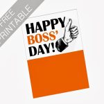 Oil And Blue: Free Printables   Happy Boss' Day Card | Party Ideas | Bosses Day Cards Printable