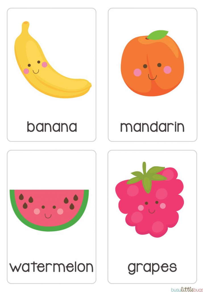 Our Set Of Printable &amp;quot;fruit &amp;amp; Vegetable Flash Cards&amp;quot; Are A Great | Printable Baby Flash Cards