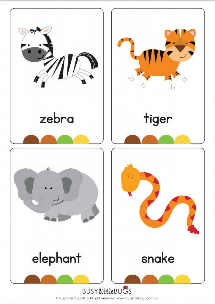 Our Set Of Printable &amp;quot;jungle Animal Flash Cards&amp;quot; Are A Great | Animal Snap Cards Printable