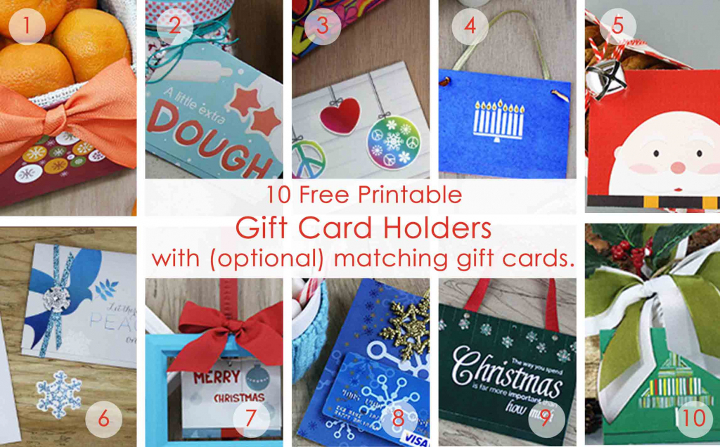 Over 50 Printable Gift Card Holders For The Holidays | Gcg | Gift Card Printable Envelope