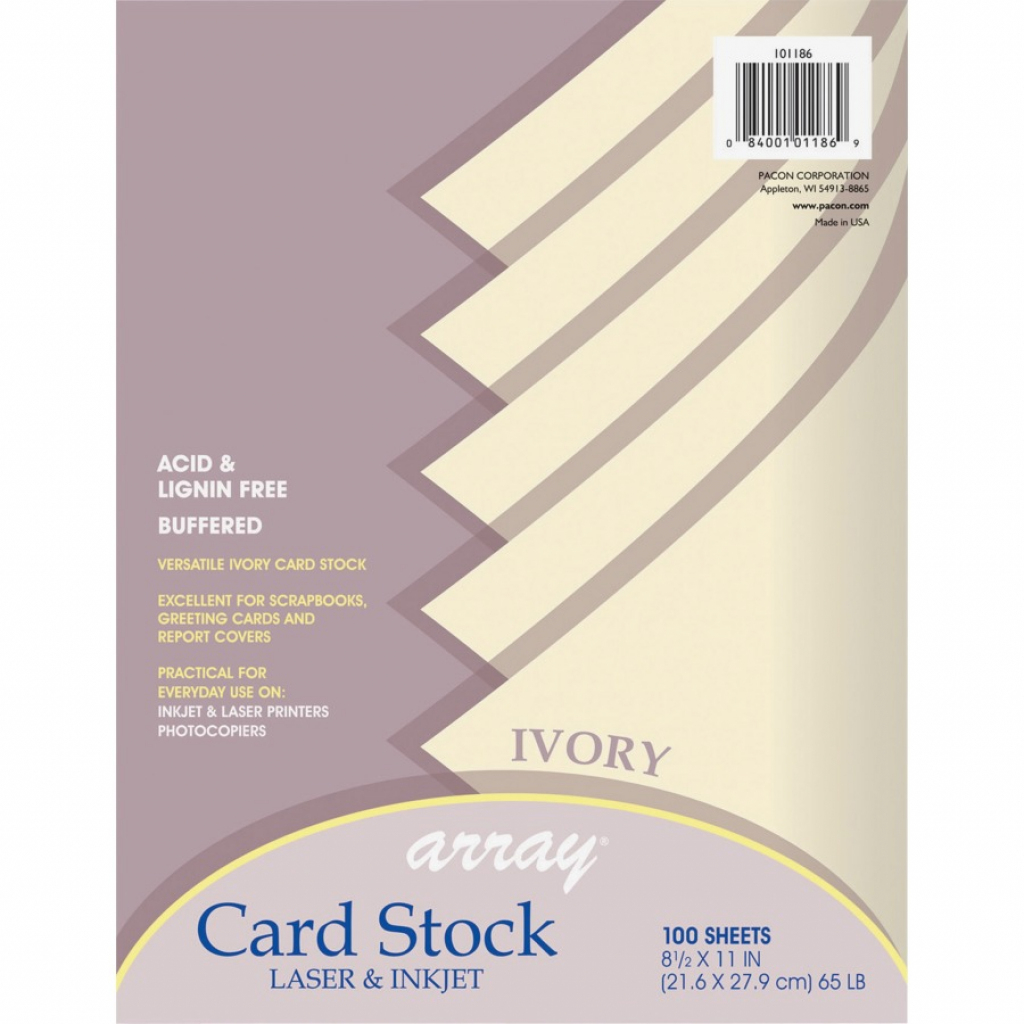 Pacon 101186, Pacon Array Classic Heavyweight Card Stock Paper | Free Printable Card Stock Paper