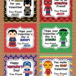 Personalized Superheroes Boys Valentine Class Cards Por Susanefird | Free Printable Superman Valentine Cards