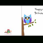 Pin Van Sofie Vandersmissen Op Free Printable Owl Stuff | Pinterest | Free Printable Birthday Cards For Him