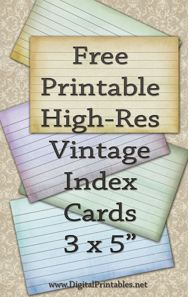Pinthe Craft Booth | Christin Sander On Free Printables For Your | Free Printable Index Cards