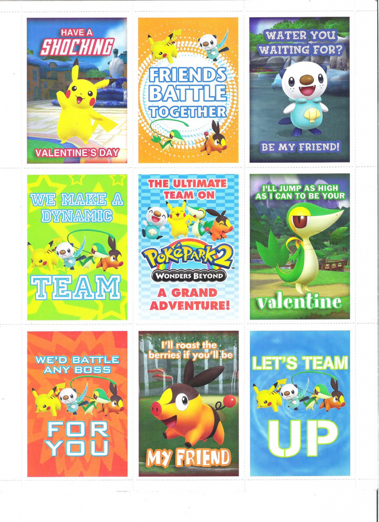 Pokemon Valentine Day Cards | Other Versions Of The Things I Like | Pokemon Valentine Cards Printable