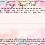 Prayer Request Cards | A Fierce Flourishing | Prayer Breakfast | Prayer Request Cards Printable
