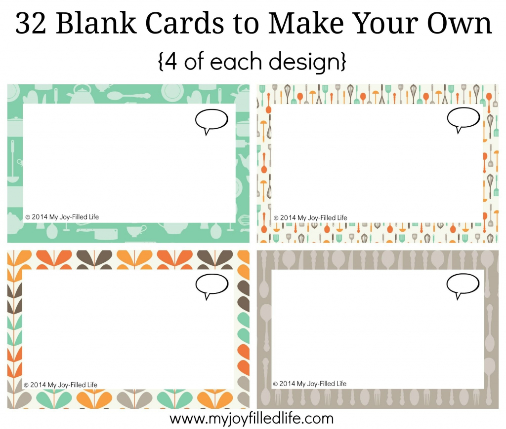 Print Your Own Cards - Canas.bergdorfbib.co | Make Your Own Printable Card