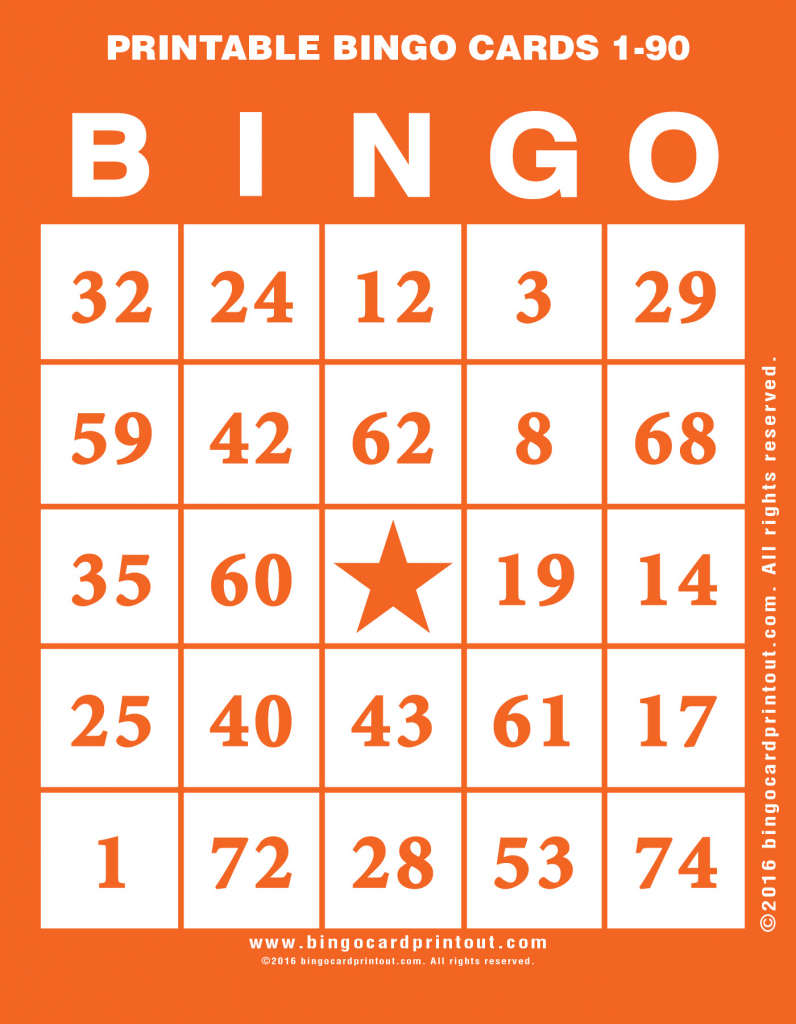 Online bingo 90 number calling