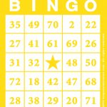 Printable Bingo Cards With Numbers   Bingocardprintout | Printable Number Bingo Cards