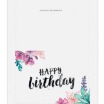 Printable Birthday Card   Secret Garden | Greeting And Gift Cards | Printable Birthday Cards For Her