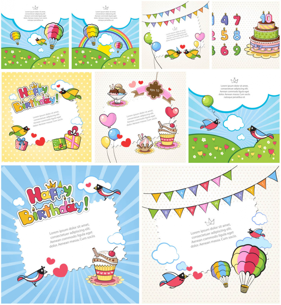 Printable Birthday Cards For Kids | Vector Graphics Blog | Printable Birthday Cards For Kids