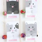 Printable Cat Valentine Day Cards | Be Mine Valentine! | Valentines | Free Printable Cat Valentine Cards