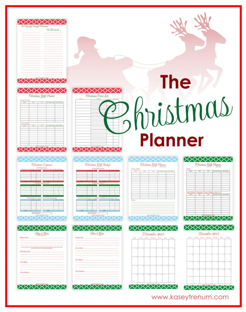 Printable Christmas Planner: A Purposeful Peaceful Christmas | Kasey | Printable Christmas Card List