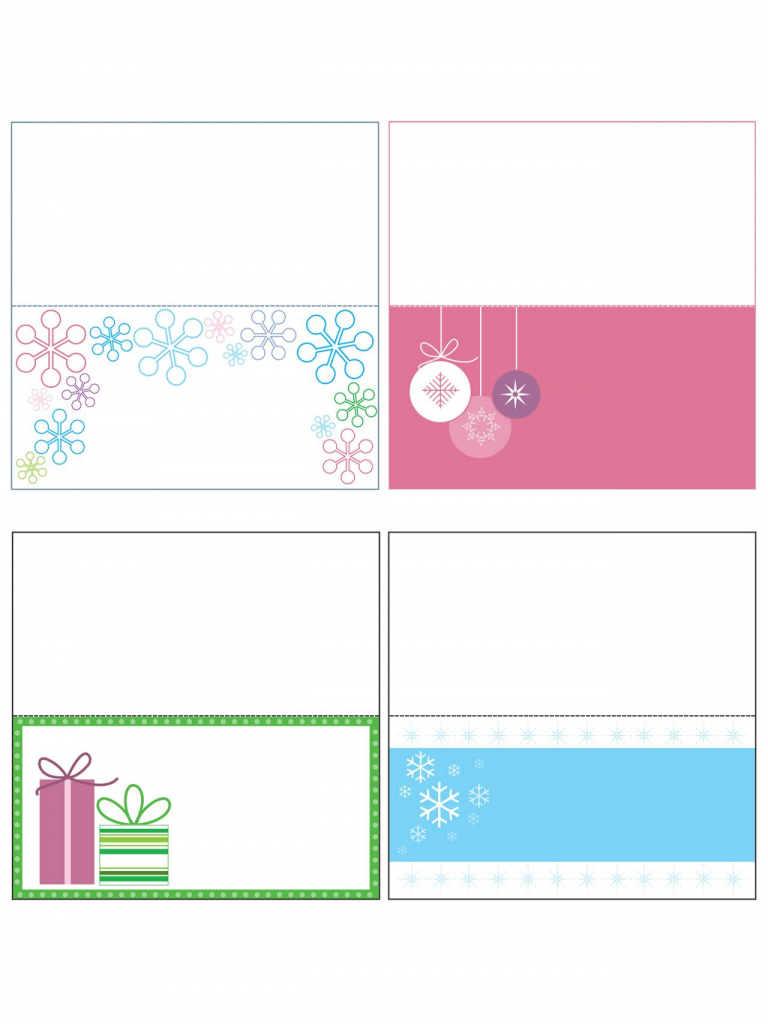 Printable Christmas Tags Template – Fun For Christmas &amp;amp; Halloween | Gift Card Box Template Printable