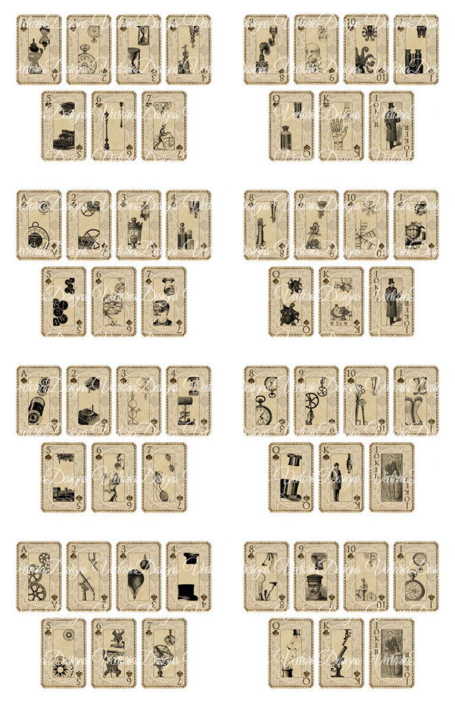 Printable Mini Playing Cards Best Free Printable